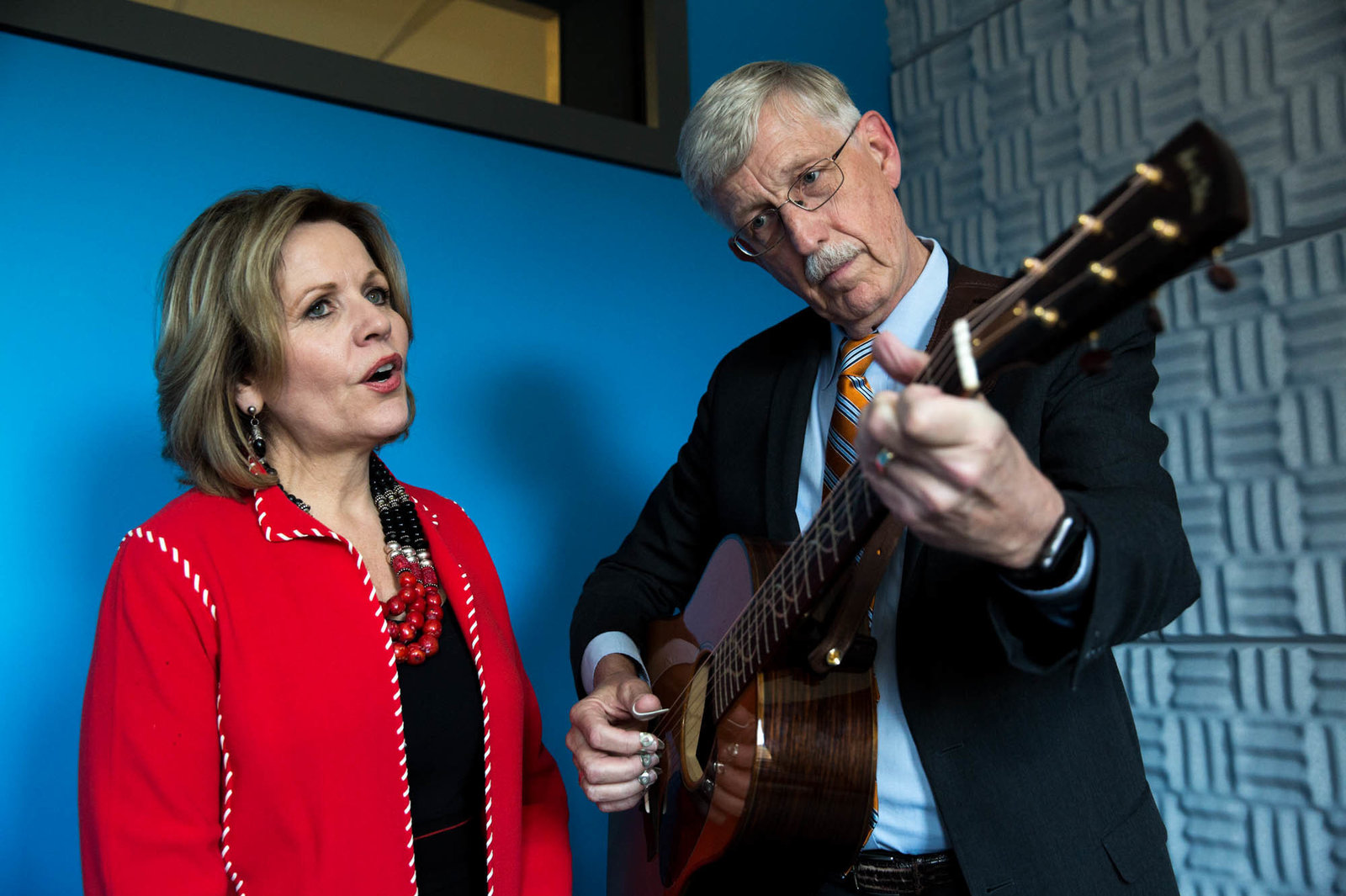 NIH Director Francis Collins and Renée Fleming