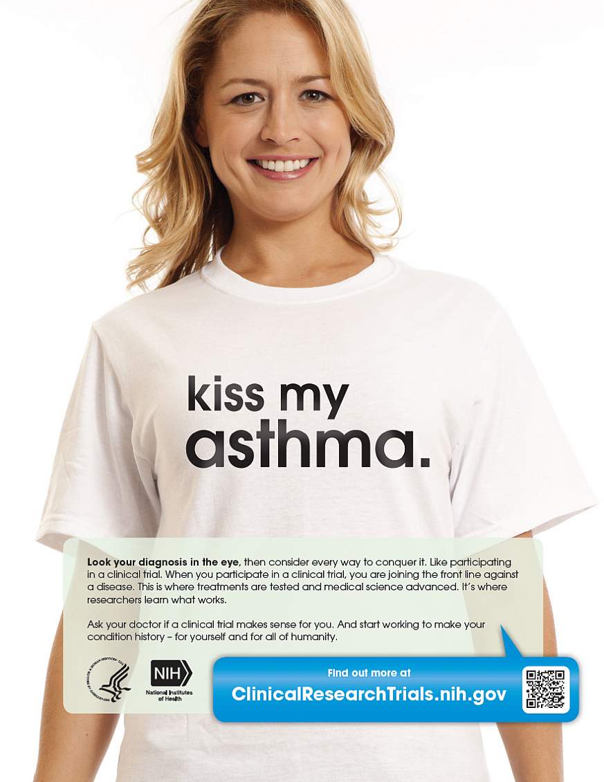 Poster: Kiss My Asthma. “Kiss My Asthma.” poster