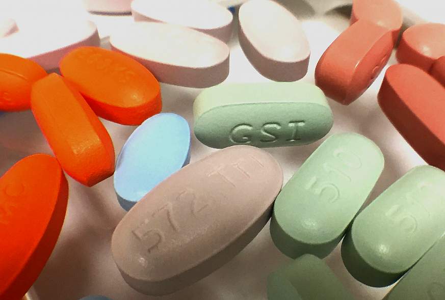 Image of antiretroviral drug pills Image of antiretroviral drug pills