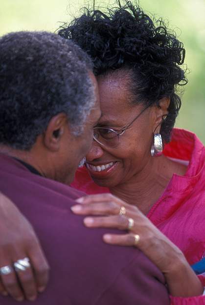 Picture of a caring couple Picture of a caring couple