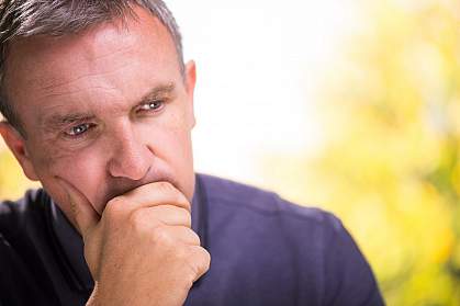 Photo of a depressed man Photo of a depressed man