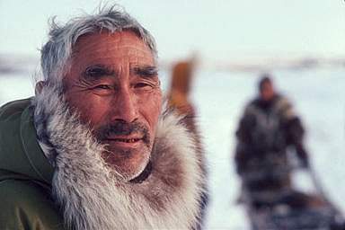 Photo of an older Native American Eskimo man Photo of an older Native American Eskimo man