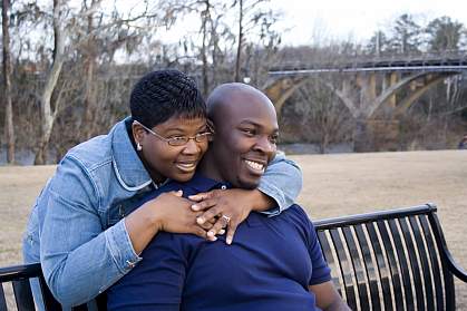 Photo of a man and woman of African descent Photo of a man and woman of African descent