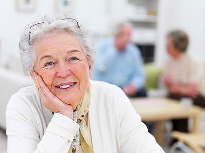 Photo of an elderly woman Photo of an elderly woman