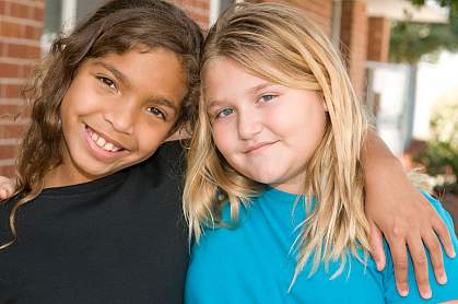 Two adolescent girls Two adolescent girls.