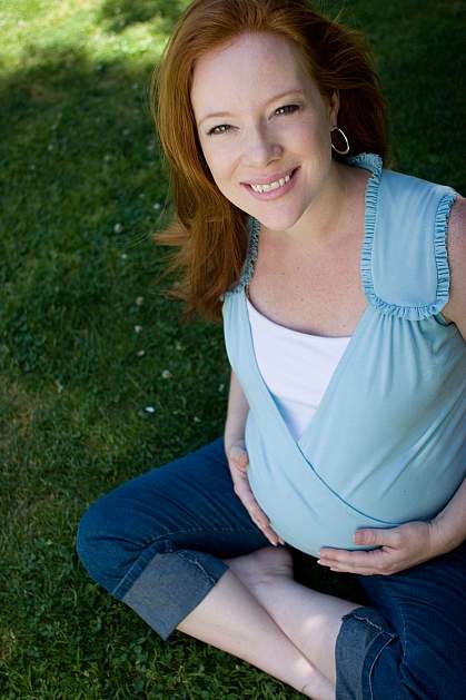 Photo of a happy pregnant woman. Photo of a happy pregnant woman.