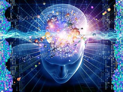 Collage of human head, molecules and various abstract scientific elements related to the human mind. Collage of human head, molecules and various abstract scientific elements related to the human mind.