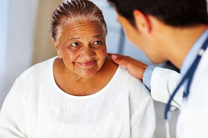 Woman listening to doctor Woman listening to doctor.