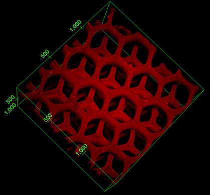 A 3-D hexagonal pattern A 3-D hexagonal pattern.