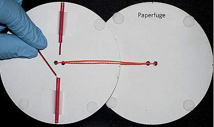 Paper centrifuge Paper centrifuge