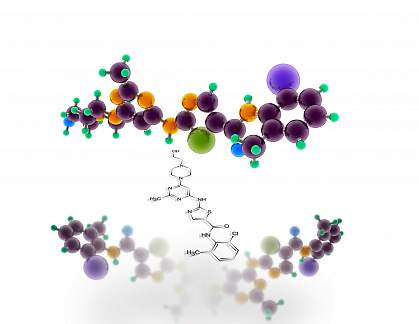 Dasatinib molecule structure Dasatinib molecule structure