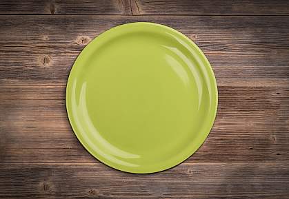 Photo of an empty plate Photo of an empty plate